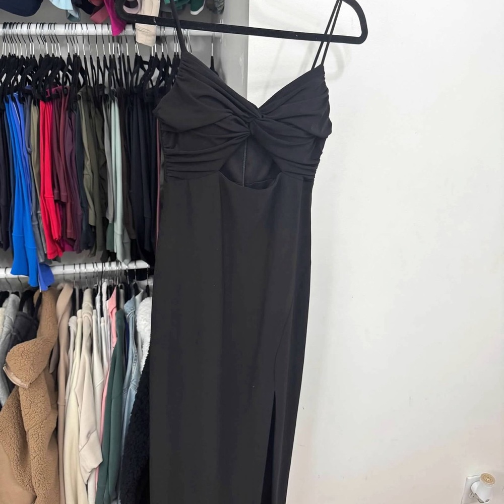 Aqua Black Maxi Dress